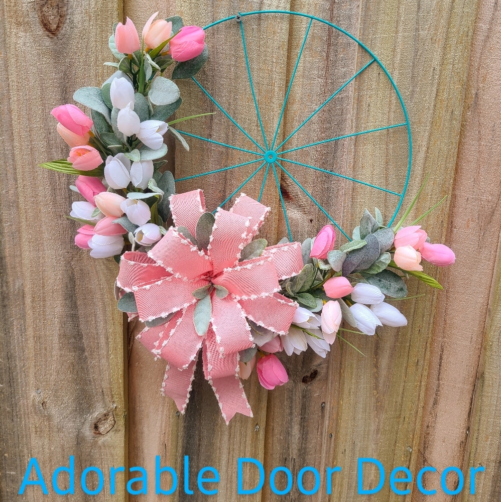 Spring Easter wreath